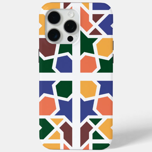 Funda De Case-Mate Para iPhone Baldosas andaluzas 1 (Reverso )