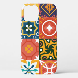 Funda Para iPhone 12 Baldosas antiguas Fondo de época. Goma tradicional