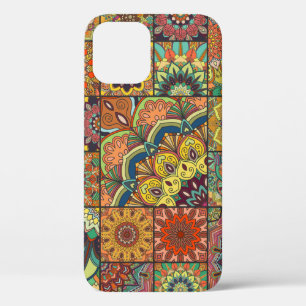 Funda Para iPhone 12 Baldosas de Boho: colorido mosaico de mosaicos sin
