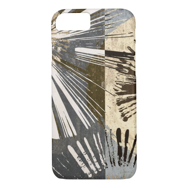 Funda De Case-Mate Para iPhone Baldosas de explosión I (Reverso)
