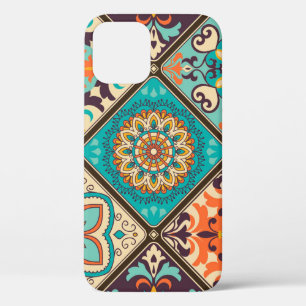 Funda Para iPhone 12 Baldosas de mosaico colorido: motivos islámicos.
