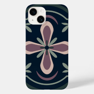 Funda Para iPhone 14 De Case-Mate baldosas geométricas florales de color terroso