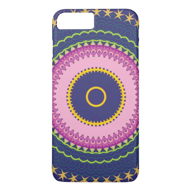 Funda De Case-Mate Para iPhone Baldosas Mandalaic (Reverso)