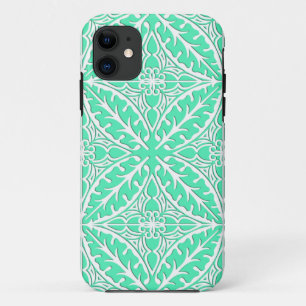 Funda Para iPhone 11 Baldosas marroquíes - huevo azul y blanco de robin