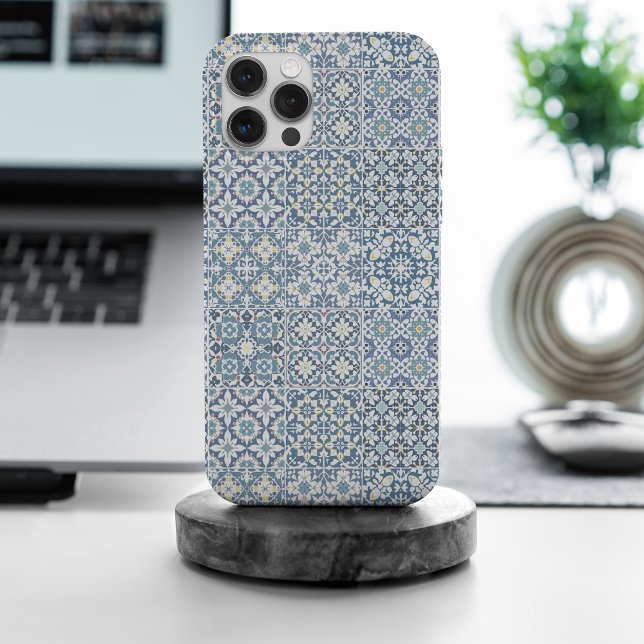 Funda De Case-Mate Para iPhone Baldosas Mediterráneas, Marroquíes, Mayólicas, Azu (Subido por el creador)