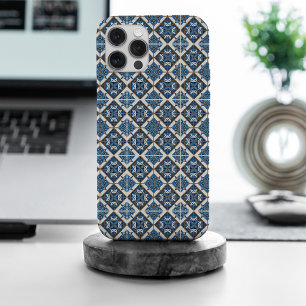Funda Para iPhone 15 Pro Max Baldosas mediterráneas, portuguesas, azulejo, mall