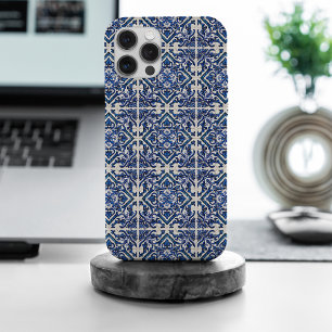 Funda Para iPhone 15 Pro Max Baldosas mediterráneas, portuguesas, azulejo, mall