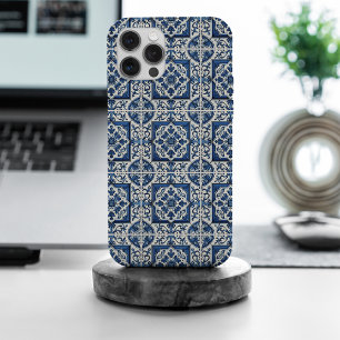 Funda Para iPhone 15 Pro Max Baldosas mediterráneas, portuguesas, azulejo, mall