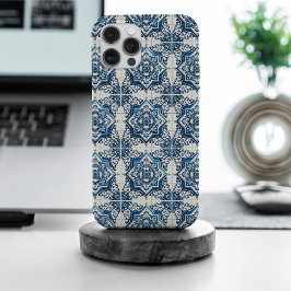 Funda Para iPhone 15 Pro Max Baldosas mediterráneas, portuguesas, azulejo, mall
