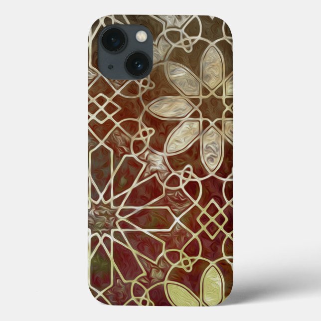 Funda De Case-Mate Para iPhone Baldosas místicas II (Reverso)