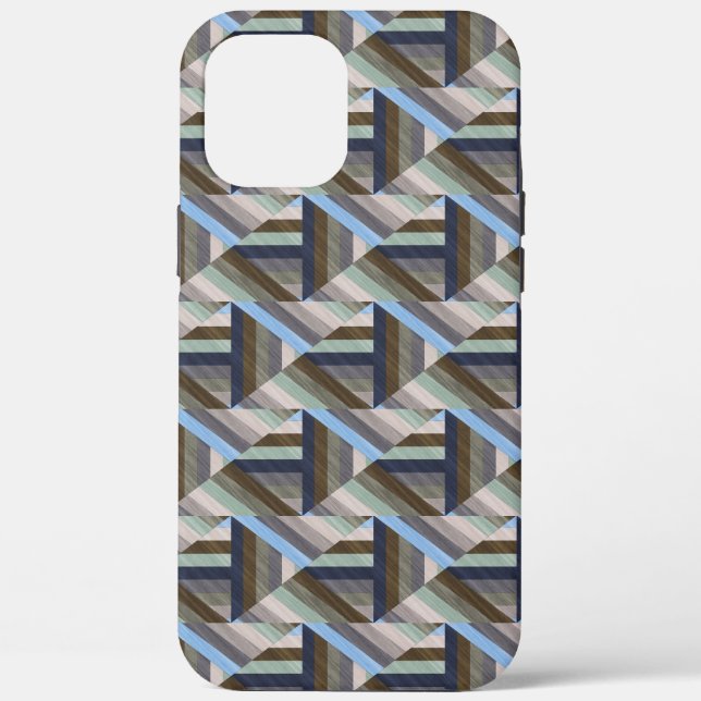 Funda De Case-Mate Para iPhone Baldosas plegadas (Reverso )