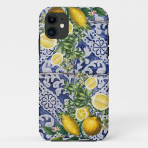 Funda Para iPhone 11 Baldosas portuguesas mediterráneas de verano