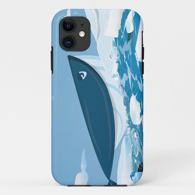 Funda De Case-Mate Para iPhone Ballena ártica (Reverso)