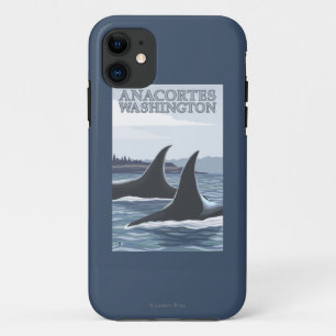 Funda Para iPhone 11 Ballenas #1 - Anacortes, Washington de la orca
