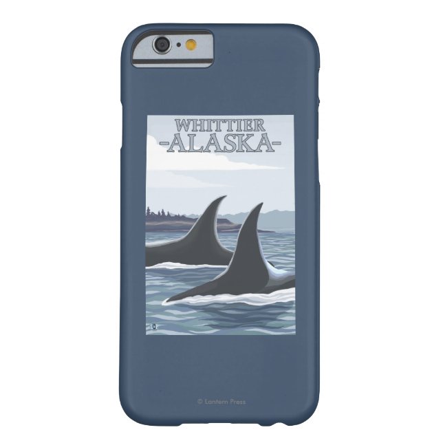 Funda De Case-Mate Para iPhone Ballenas #1 - Whittier, Alaska de la orca (Reverso)