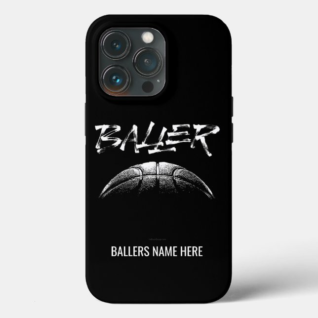 Funda De Case-Mate Para iPhone Baller (basketball) Case-Mate iPhone case (Reverso )