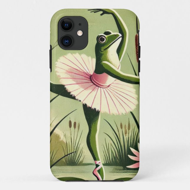 Funda De Case-Mate Para iPhone Ballerina Frog (Reverso)