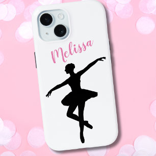 Funda Para iPhone 15 Ballerina simple personalizada