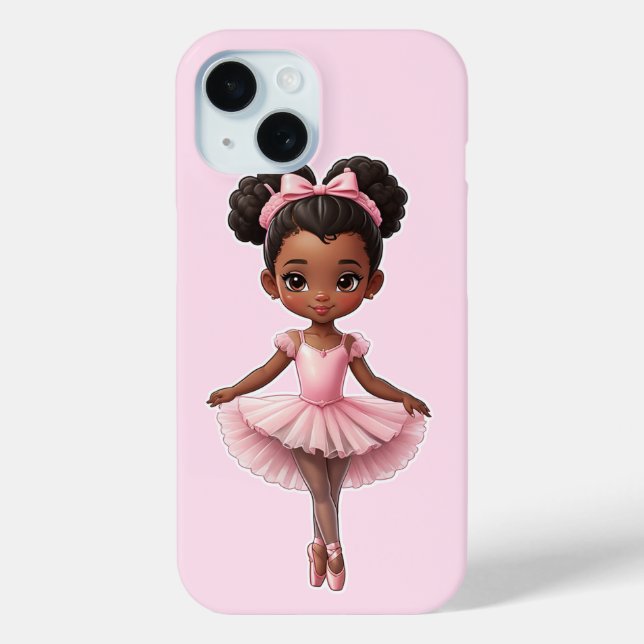 Funda De Case-Mate Para iPhone Ballet Chica Rosa (Reverso )