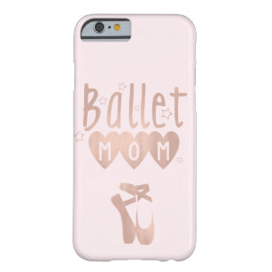 Funda Barely There Para iPhone 6 Ballet Mom Pink Rose Gold Stars & Hearts