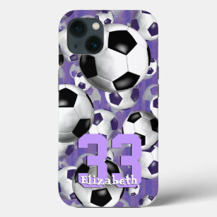 Funda Para iPhone 13 ¡Ballz de fútbol! número jersey del jugador de fút