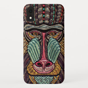 Funda Para iPhone XR Balneario de vidrio manchado mosaico animal arte a