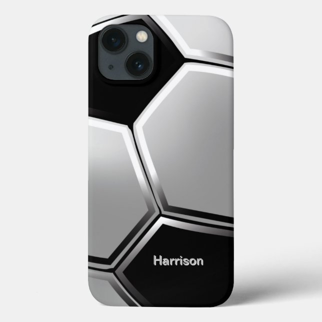 Funda De Case-Mate Para iPhone Balón de fútbol (Reverso)