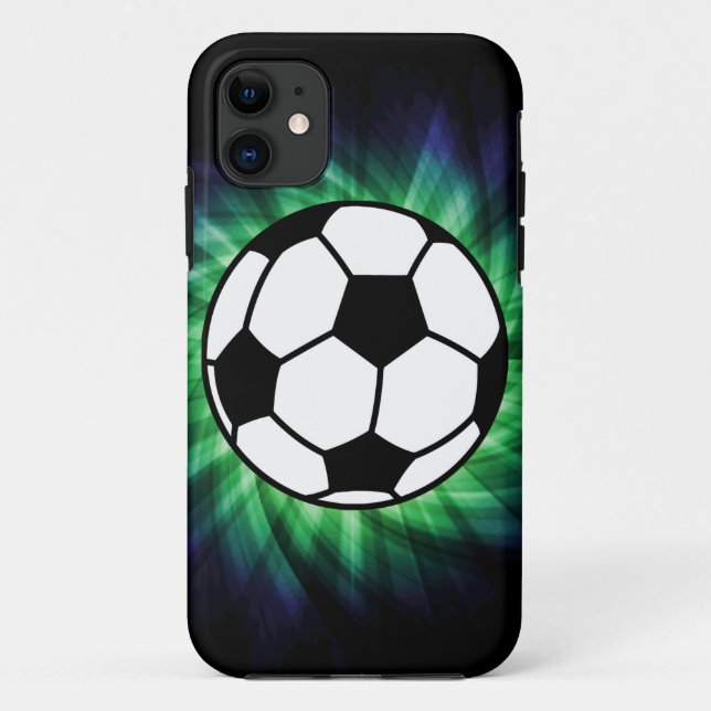 Funda De Case-Mate Para iPhone Balón de fútbol (Reverso)