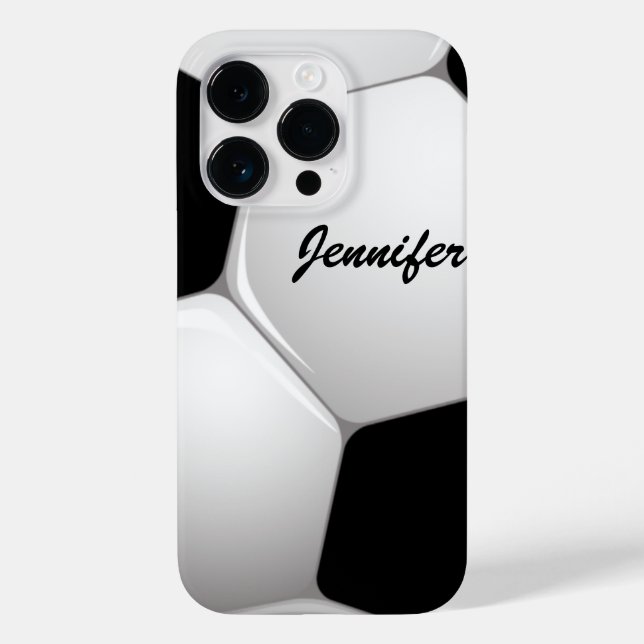 Funda De Case-Mate Para iPhone Balón de fútbol adaptable del fútbol (Reverso )