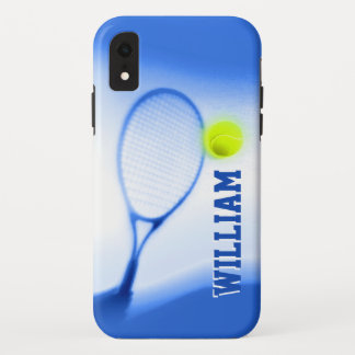 Funda Para iPhone XR Balón de tenis y raqueta deportivo estuche de ipho