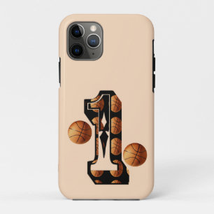 Funda Para iPhone 11 Pro Baloncestistas Número Uno Con Baloncesto