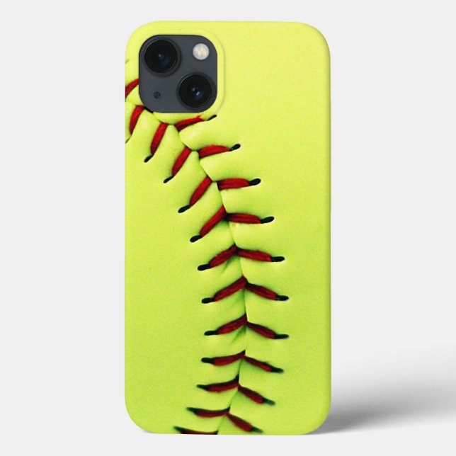 Funda De Case-Mate Para iPhone Baloncesto amarillo (Reverso)