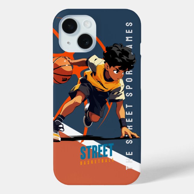 Funda De Case-Mate Para iPhone Baloncesto Callejero | (Reverso )