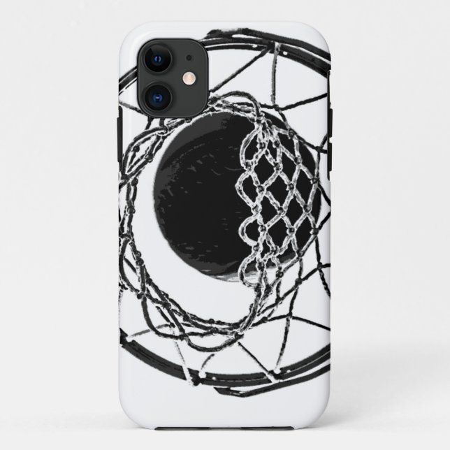 Funda De Case-Mate Para iPhone Baloncesto de arte pop (Reverso)