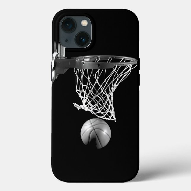 Funda De Case-Mate Para iPhone Baloncesto de estilo único (Reverso )