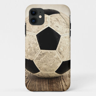 Funda Para iPhone 11 Baloncesto de fútbol antiguo