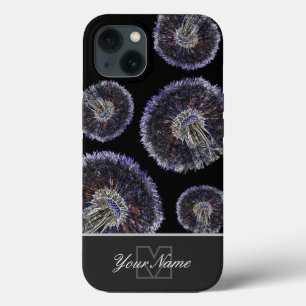 Funda Para iPhone 13 Baloncesto de león Neon-Pop-Art con Monograma! Cas