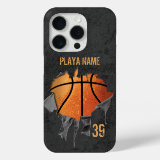 Funda Para iPhone 15 Pro Baloncesto desgarrado