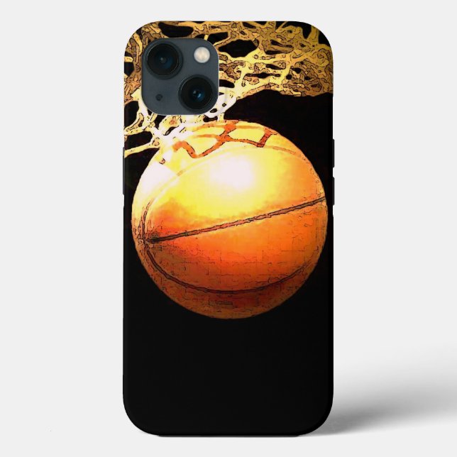 Funda De Case-Mate Para iPhone Baloncesto especial único (Reverso )