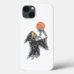 Funda Para iPhone 13 Baloncesto Grim Reaper
