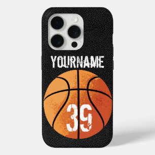 Funda Para iPhone 15 Pro Baloncesto (personalizable)