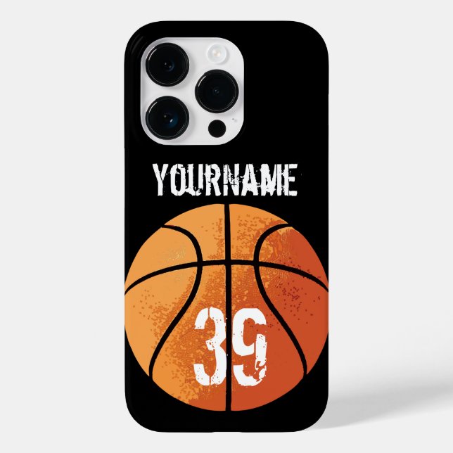 Funda De Case-Mate Para iPhone Baloncesto (personalizable) (Reverso )