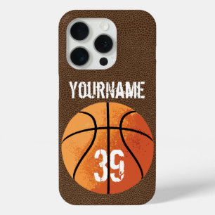 Funda Para iPhone 15 Pro Baloncesto (personalizable)