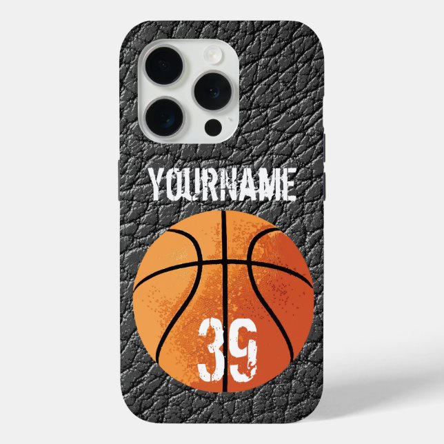 Funda De Case-Mate Para iPhone Baloncesto (personalizable) (Reverso )