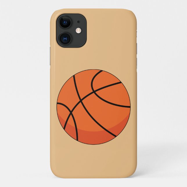 Funda De Case-Mate Para iPhone Baloncesto personalizado (Reverso)