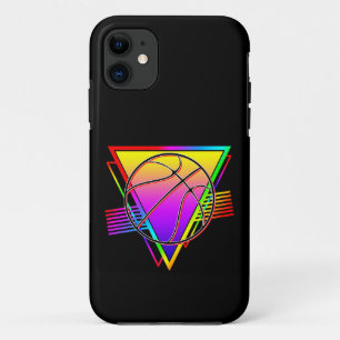 Funda Para iPhone 11 Baloncesto retro moderno