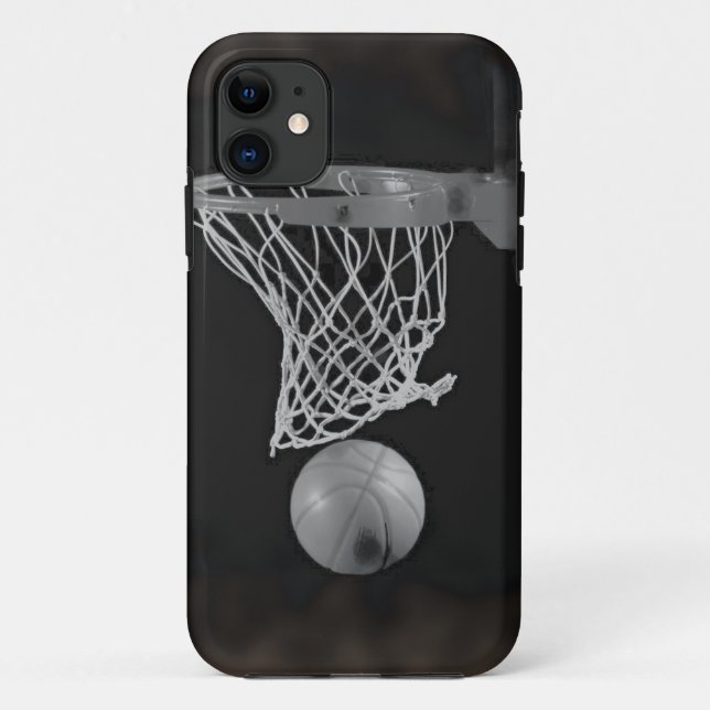 Funda De Case-Mate Para iPhone Baloncesto Sepia (Reverso)