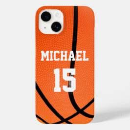 Funda Para iPhone 14 De Case-Mate Baloncesto Su Nombre