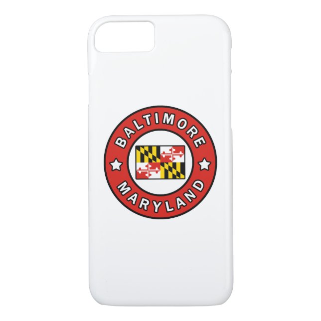 Funda De Case-Mate Para iPhone Baltimore Maryland (Reverso)