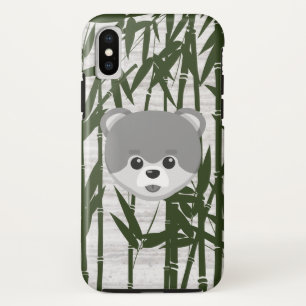 Funda Para iPhone XS Bambú Marble Cute Animal